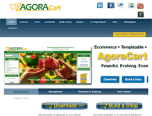 Tablet Screenshot of agoracart.com